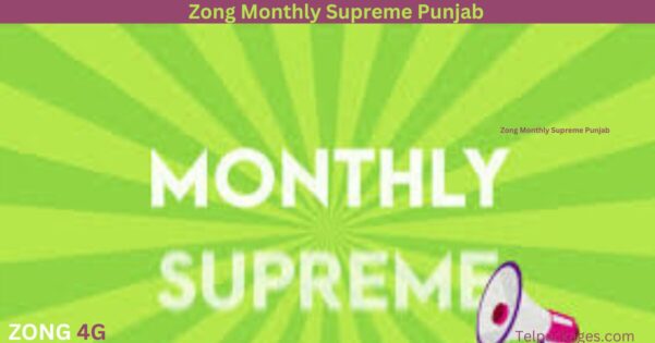 Zong Monthly Supreme Punjab